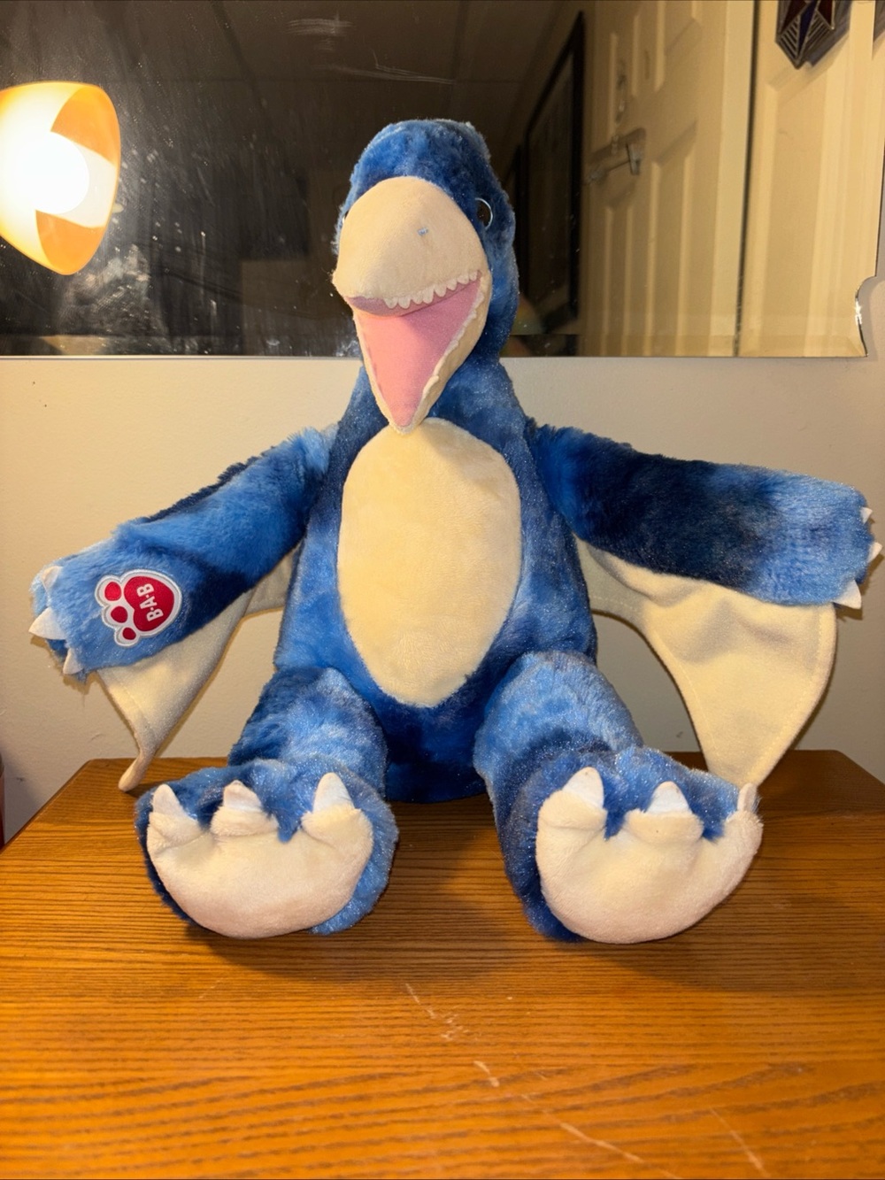 Build-A-Bear Blue Plush Tagged Stuffed Animal